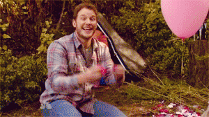 chris pratt celebrate.gif